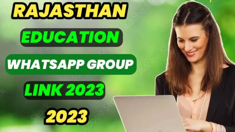 Rajasthan Education WhatsApp Group Links