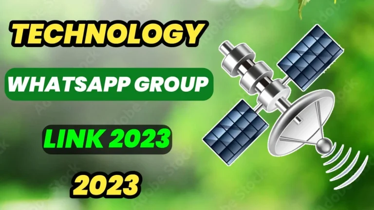 Top 500+Technology Whatsapp Group Links